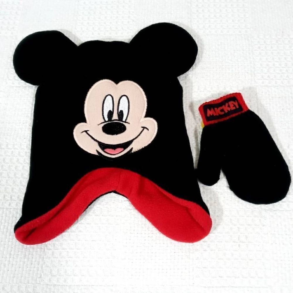 Disney Junior Mickey Toddler Hat Mitten Set -O